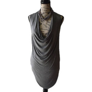 NWOT HELMUT LANG long drape neck sleeveless  top P